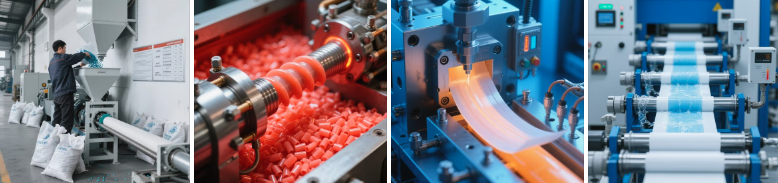 Der Prozess der Gussfilm -Extrusionsprozess