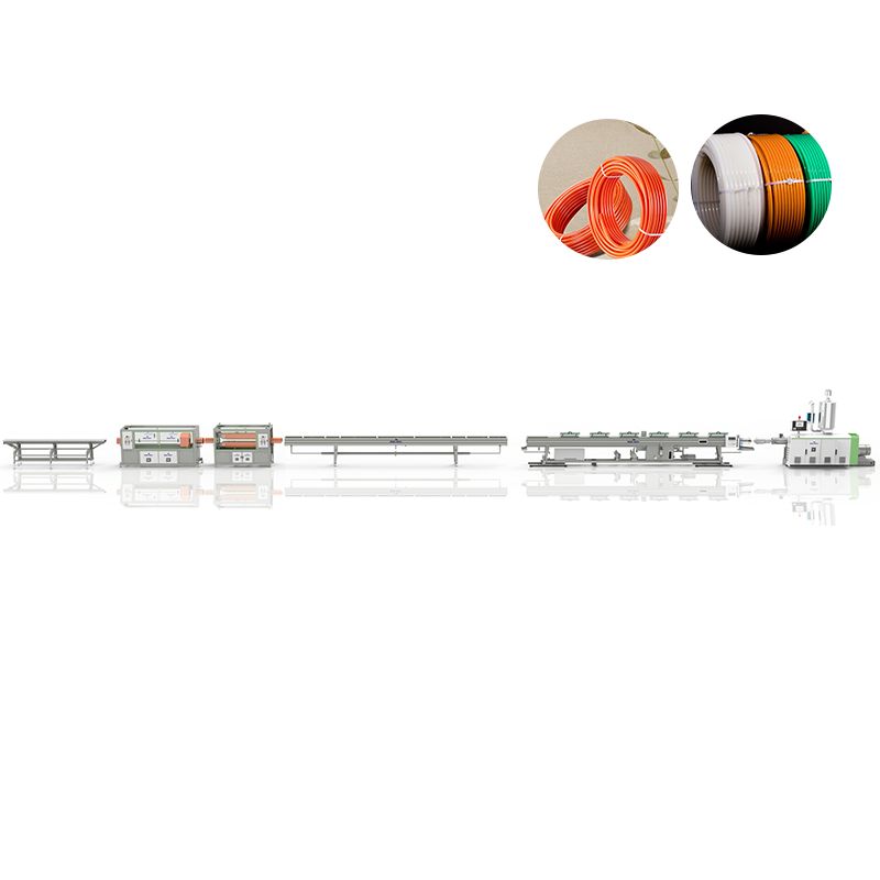 MFH-Serie PO (PP-R, PE-RT, PB) Polyolefin Hochgeschwindigkeits- und energiesparende Extrusionslinie für Fußbodenheizungsrohre